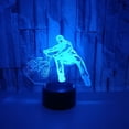 thumbnail image 2 of YSITIAN 3D creative night light USB powered 7-color LED light, suitable for children's gift bedroom decoration YT-14118, 2 of 5