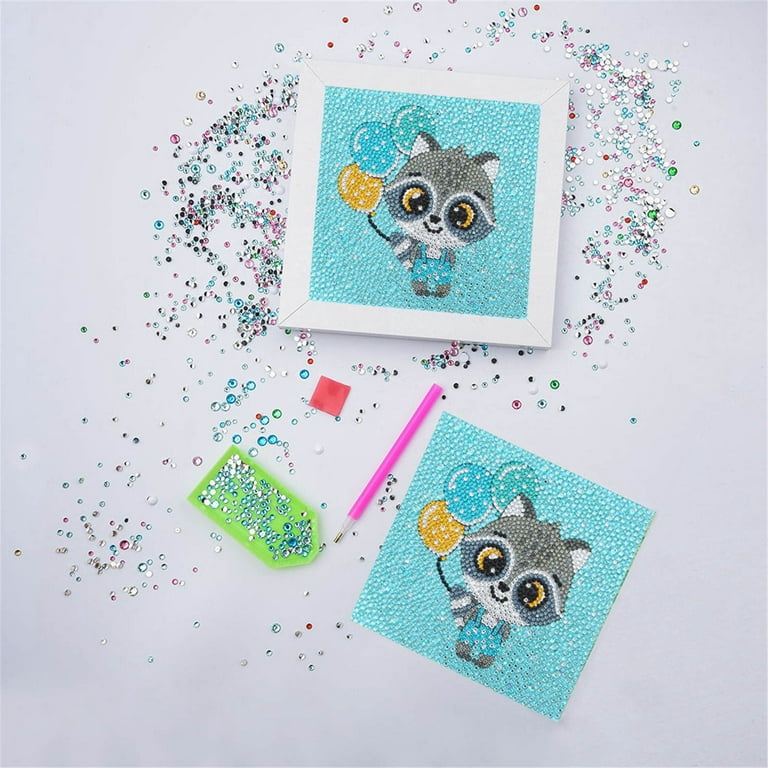 Easy 3D Diamond Painting Kit for Kids Diamond Painting dots kit Beginners  Art Crafts Kits for Girls without Frame 8*8inches - AliExpress
