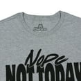 thumbnail image 3 of Garfield T-Shirt Men's Nope Not Today Adult Funny Graphic Print Short Sleeve Tee, 3 of 5