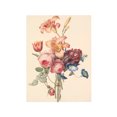 thumbnail image 1 of 3 piezas de pinturas sin marco Ounissouiy colgantes impermeables con imágenes Vintage Rosa flor, 1 of 6