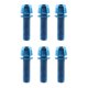 thumbnail image 1 of Kit de 6 tornillos para vástago de bicicleta, pernos para manillar, tornillos, suministros para reparación de discos de bicicleta Azul, 1 of 9