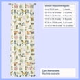 thumbnail image 3 of Mainstays Kids Multicolor Butterfly Printed Blackout Rod Pocket with Back Tabs Single Curtain Panel, Set of 1, 38" W x 84" L, 3 of 8