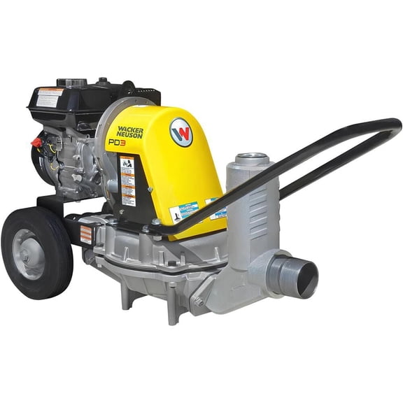 Wacker Neuson Pdi3A 3 Inch 118 Cc Honda Gasoline Engine Diaphragm Pump, 88 Gallons Per Minute