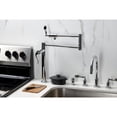 thumbnail image 2 of Kingston Brass KS4701CFL Century Deck Mount Pot Filler Faucet, Polished Chrome, 2 of 8