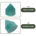 thumbnail image 2 of Medios de pulido para pulir joyas, material abrasivo de carburo de silicio, relleno de pellets para pulir, suministros de 500 g, 2 of 8