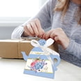 thumbnail image 3 of 12pcs Tea Pot Party Gift Box 3D Cardboard Paper Sweet Box Gift Packaging Vintage Candy Boxes Favour Boxes, 3 of 7