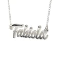 thumbnail image 2 of Collar con Dije ZAB Diseño del Nombre Fabiola En Plata Ley .925, 2 of 4