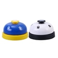 thumbnail image 3 of UPOUART 2Pcs Training Bells Flat and Wide Button Iron Plastic for Dogs Potty Training, 3 of 8