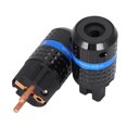 thumbnail image 3 of Conector IEC Conector de cable de alimentación de CA de cobre puro profesional 100‑250VE102 / F102 (macho / hembra), 3 of 5