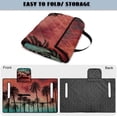 thumbnail image 6 of Pzuqiu Tropical Palm Tree Quilted Golf Cart Seat Cover - 2-Person Universal Fit With 4 Pockets, Non-Slip Protector for Golfers, 6 of 9