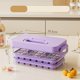 thumbnail image 4 of Ice Large Capacity Press Demolding Ice Tray Household Ice Making Storage Box 56 Compartments With Lid Refrigerator Ice Ice Tray, 4 of 6