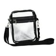 thumbnail image 2 of Bolsa transparente de PVC para cosméticos, impermeable, de gran capacidad, para aeropuerto. negro grande, 2 of 7