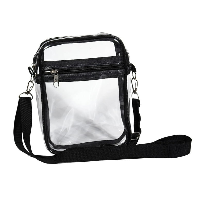 Black clear crossbody bag new arrivals