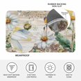 thumbnail image 3 of Summer Botanical Door Mat Indoor Outdoor, White Daisy Botanical Bee Rustic Non Slip Welcome Mat with Rubber Backing, Absorbent Fabric Front Door Mats Entryway Rug for Home Patio Entrance 18"x30", 3 of 9