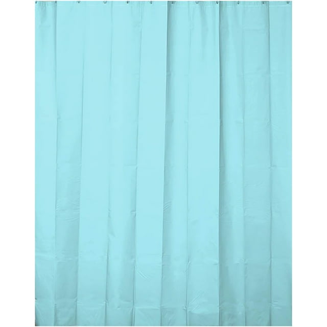 Aqua Blue Extra Long Shower Curtain Liner Plastic 79"L x 71"W