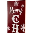 thumbnail image 4 of Northlight 36" Red and White "Merry Christmas" and Snowflake Porch Board Sign Decoration, 4 of 6