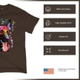 thumbnail image 4 of Tee Hunt Dean Russo German Shepherd T-Shirt Colorful Dog Best Friend Men's Tee, Brown, Large, 4 of 5