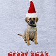 thumbnail image 2 of CafePress - FIN Puggle Merry Xmas - Cute Infant Baby Football Bodysuit, 2 of 3