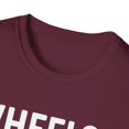thumbnail image 3 of Wheels or Heels Gender Reveal Unisex Softstyle T-Shirt, 3 of 4