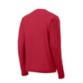 thumbnail image 4 of Sport Tek Adult Male Men Plain Long Sleeves T-Shirt Deep Red 4X-Large, 4 of 4
