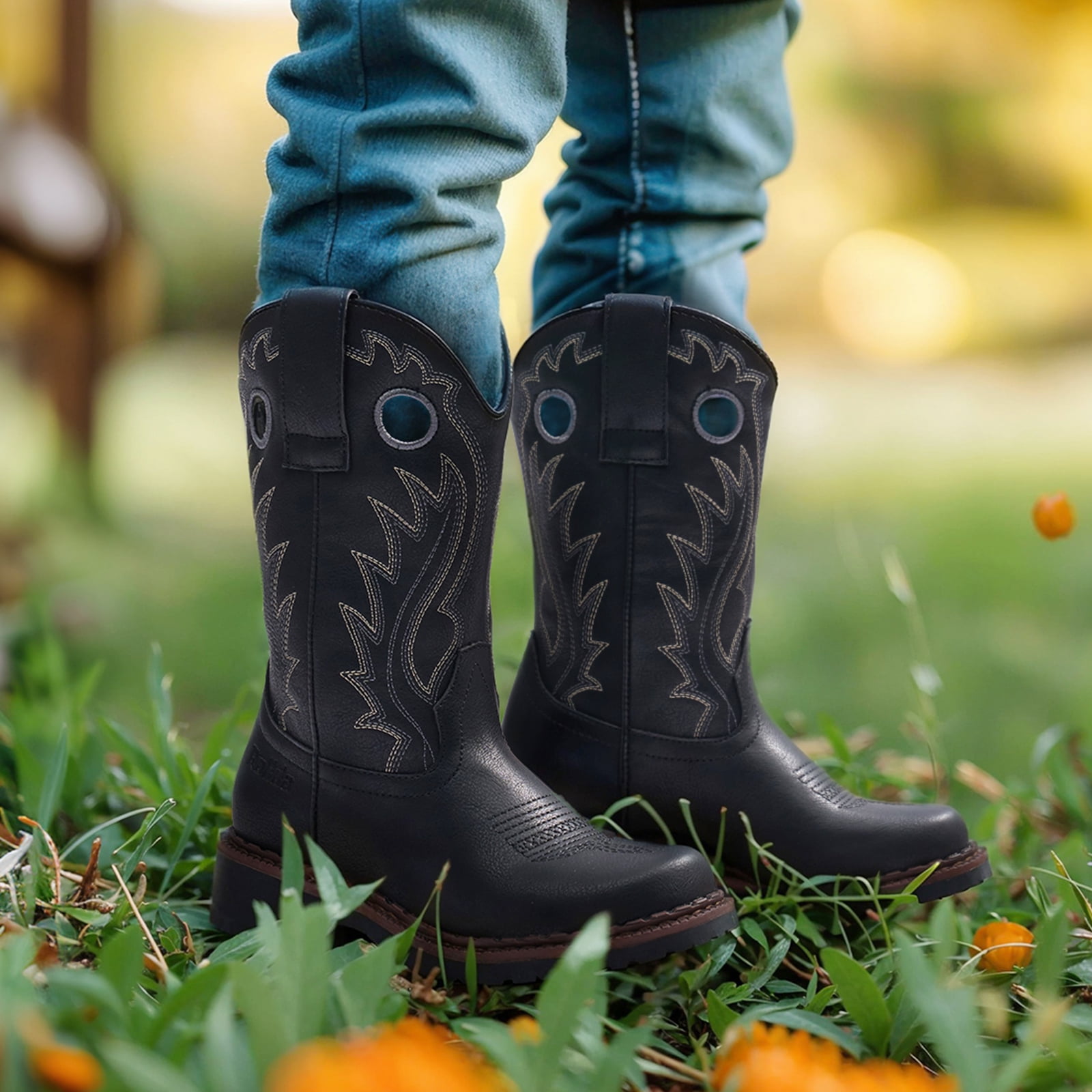 Big Kid Cowboy Boots Buy Rollda Kids Cowboy Boots For Boys Girls