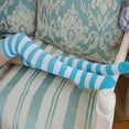 thumbnail image 4 of Baberdicy Thigh High Socks Women Knee High Socks Striped Women's Long Socks Thigh High Soft Socks for Girls Plus Size Stockings, 4 of 5