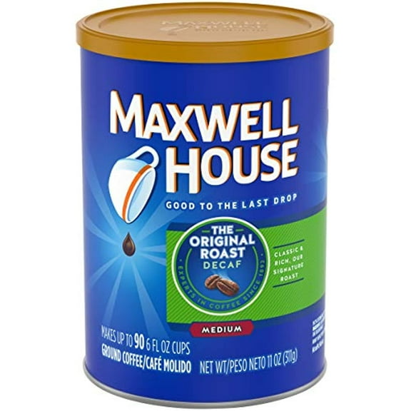 Maxwell House Original Decaf Ground Coffee (11 Oz Jars, Pack Of 3)