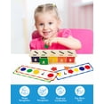 thumbnail image 6 of Coogam Montessori Toys Wooden Color Shape Sorting Box Game Geometric Matching Blocks Early Learning Educational Toy for 3 4 5 Year Old Baby Toddlers, 6 of 8