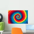 thumbnail image 1 of Tie Dye Wall Mural Decal Sticker, Wallmonkeys Peel & Stick Vinyl Graphic (18 in W x 12 in H, 1 of 4