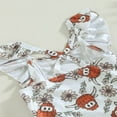 thumbnail image 4 of PENGXIANG Baby Girl Summer Swimsuit Sleeveless U Neck Cow Print Ruffle Bathing Suit, 4 of 5