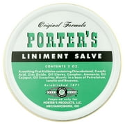 Original Formula Porter's Liniment Salve, Soothing First Aid Salve, 2 oz