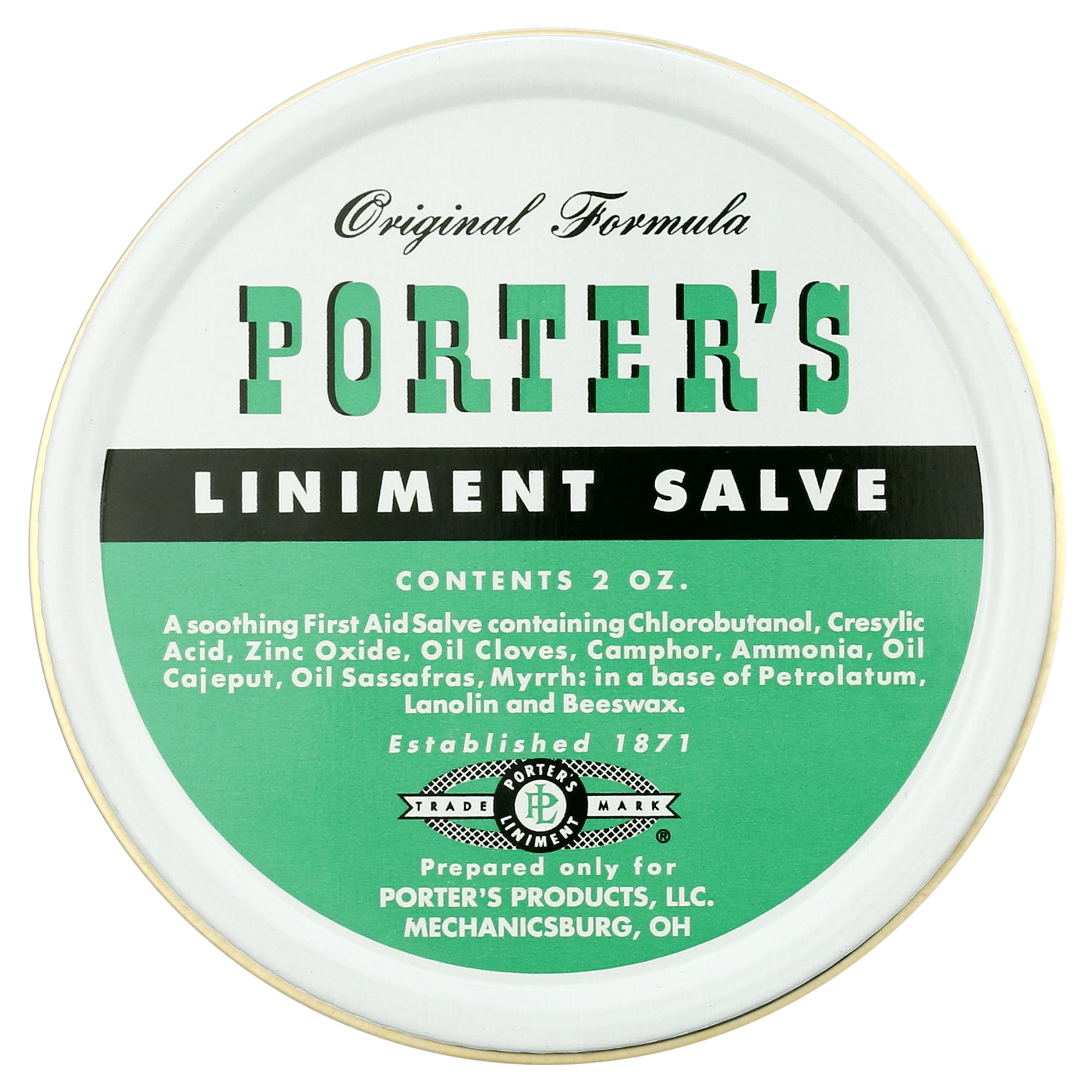 Original Formula Porters Liniment Salve 2 oz, Pack of 1