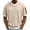 Beige, variant on BVnarty Men's Summer Waffle Knit Mesh Breathable V Neck Solid Short Sleeve Pullover Tee Lightweight Athletic Daily Casual Top Navy L