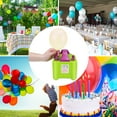 thumbnail image 6 of Electric Air Balloon Pump - Portable Dual Nozzle Inflator Blower with Built-in Motor Advanced Wire Storage for Kids Children Birthday Party Wedding Sports Holiday Festival Decoration (Green), 6 of 6