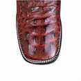 thumbnail image 3 of GadwallAR Men's Alex Exotic Western Cowboy Boots-Squre Toe Pull On Leather Neck Wine 9 Medium, 3 of 5
