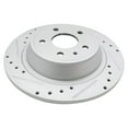thumbnail image 5 of TRQ Rear Performance Coated Rotor & Ceramic Pad Kit w/Chemicals for Ford BKA18290, 5 of 6