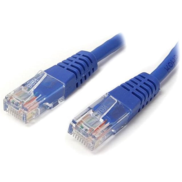 Cable de conexión StarTech.com Cat5e RJ45 azul moldeado de 75 pies