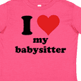 thumbnail image 4 of Inktastic I Heart My Babysitter Boys or Girls Toddler T-Shirt, 4 of 5