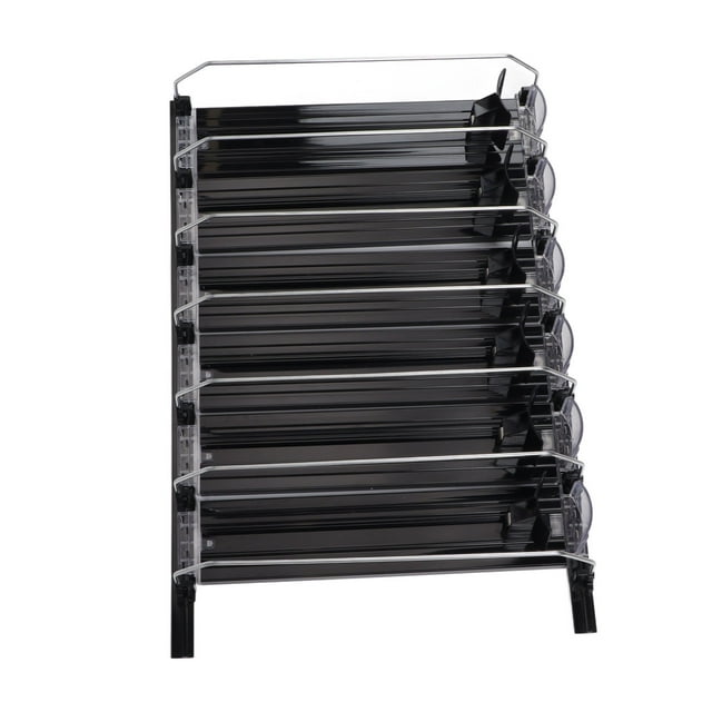 Empujador Automático De Bebidas Ancho De Deslizamiento Ajustable Trabajo Simple Organizador De Latas Que Ahorra Espacio Para Organizador De Refrigerador Con Barras De Fijación