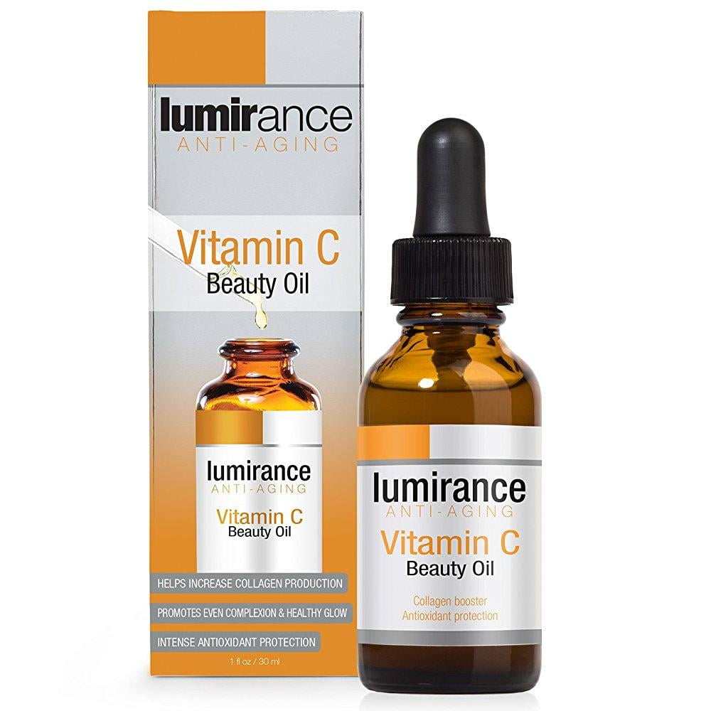 Vitamin c beauty oil, helps restore even skin tone, brightens and