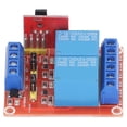 thumbnail image 1 of 2 Channel Infrared Remote Control Relay Module With High Low Bidirectional  ON OFF Remote Switch Relay 10A 3 Operation Modes, 1 of 8