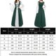 thumbnail image 2 of Faldas largas Vestido largo con corsé de estilo renacentista medieval, traje de vacaciones suelto para mujer elegante Kuymtek Verde T M para Mujer, 2 of 7