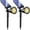 Colored Light 18LED, variant on D.FAMILY 2-Pack 1800LM Solar Spot Lights, IP65 Waterproof 18-LED Outdoor Lights