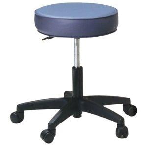 Pneumatic Rolling Stool – Standard Foam and Levante Upholstery-Color:Agate Pneumatic Rolling Stool – Standard Foam and Levante Upholstery-Color:Agate