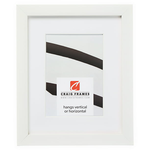 Craig Frames Confetti, 17x22 inch Modern White Picture Frame Matted for a  13x19 Photo - Walmart.com