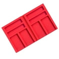 thumbnail image 2 of Transemion Practical Tray Organizer Multi-Boat Holder Jar Containers Kits Beading Storage Tray DIY Craft Red storage tray 1Set, 2 of 6