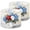 Color 4, variant on Linen Drum Lamp Shades American Flag Watercolor Wildflowers Meadow Patriotic Soft 13" x 13" x 10" Lampshade for Table Lamps Floor Lamps Lamp Shade Replacement Easy Assembly Required