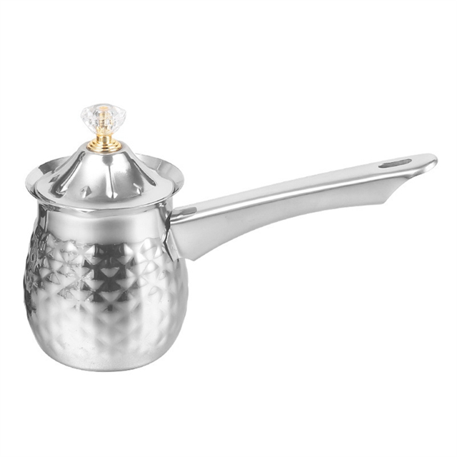 Turkish Coffee Pot,Coffee Maker Stainless Steel Coffee Pot, Chocolate-Milk Warmer with Spout 200Ml