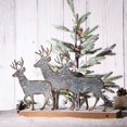thumbnail image 1 of Decoración de mesa con diseño de reno navideño Glitzhome, 32,5 cm, metal, 1 of 12