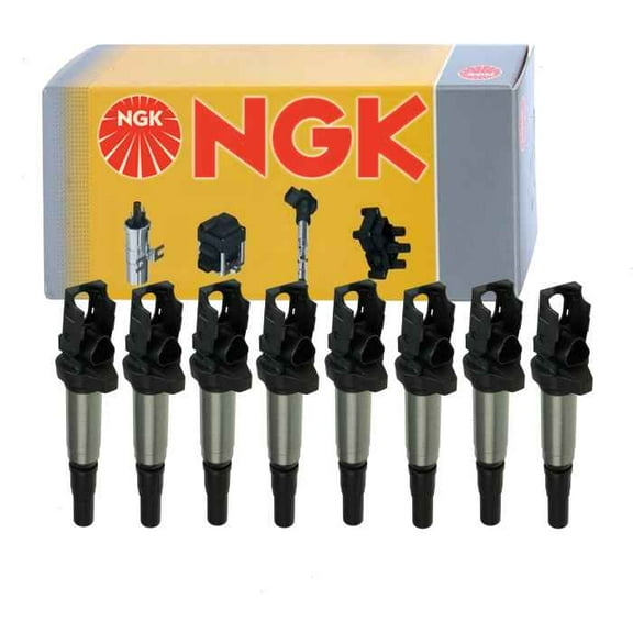 8 pc NGK Ignition Coils compatible with BMW 650i xDrive 4.4L V8 2012-2017